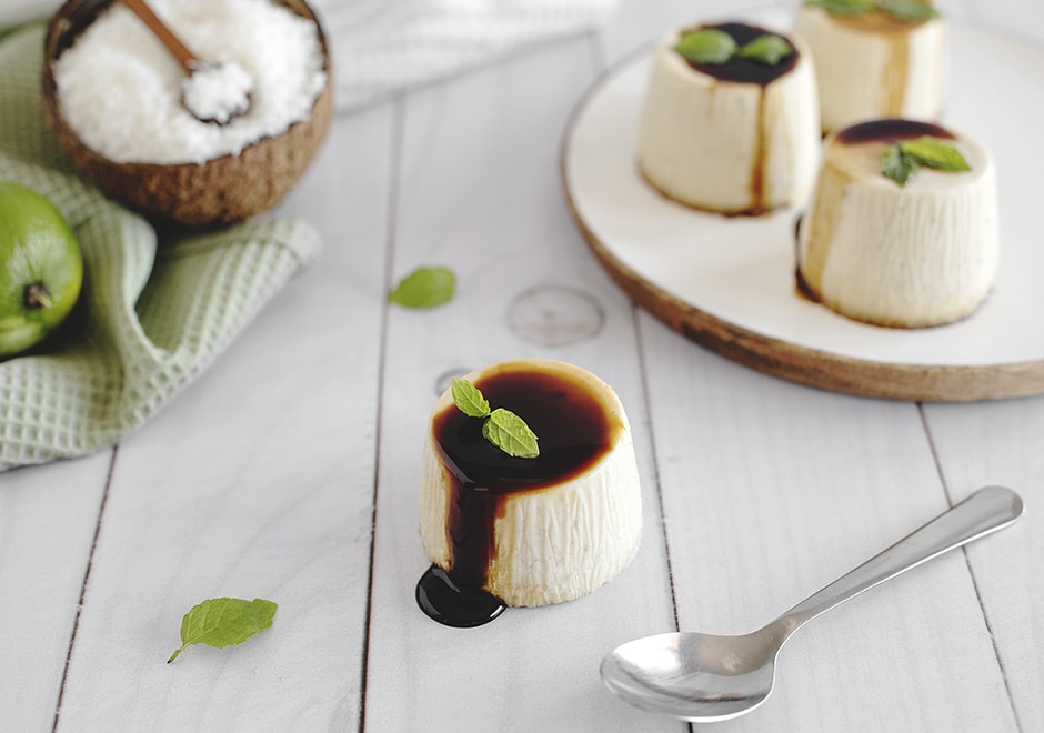 Flan à la noix de coco