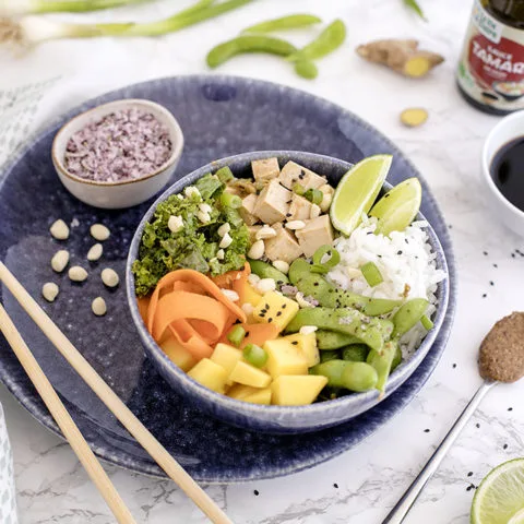 Buddha bowl à la japonaise