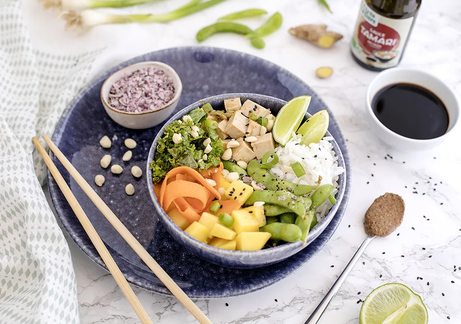 Buddha bowl à la japonaise