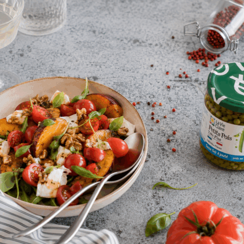 Salade de nectarine, mozzarella - new pack