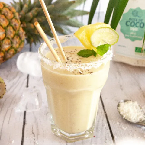 smootie ananas noix de coco