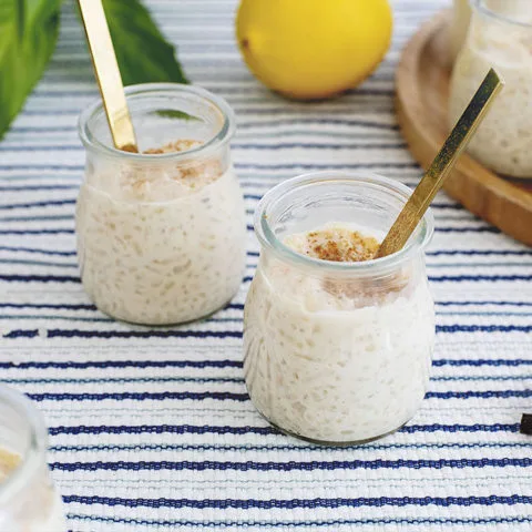 Riz au lait à la cannelle