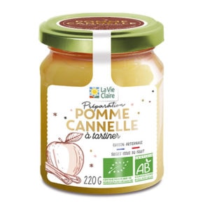 Délice à la pomme et à la canelle bio