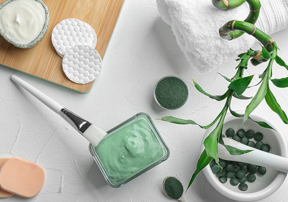 masque spiruline
