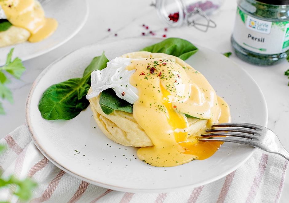 Muffin Œuf Bénédicte, sauce hollandaise La Vie Claire