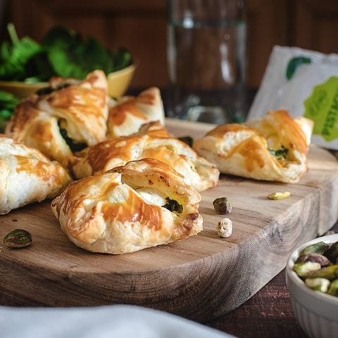 Feuilletés aux épinards et au fromage de chèvre 1