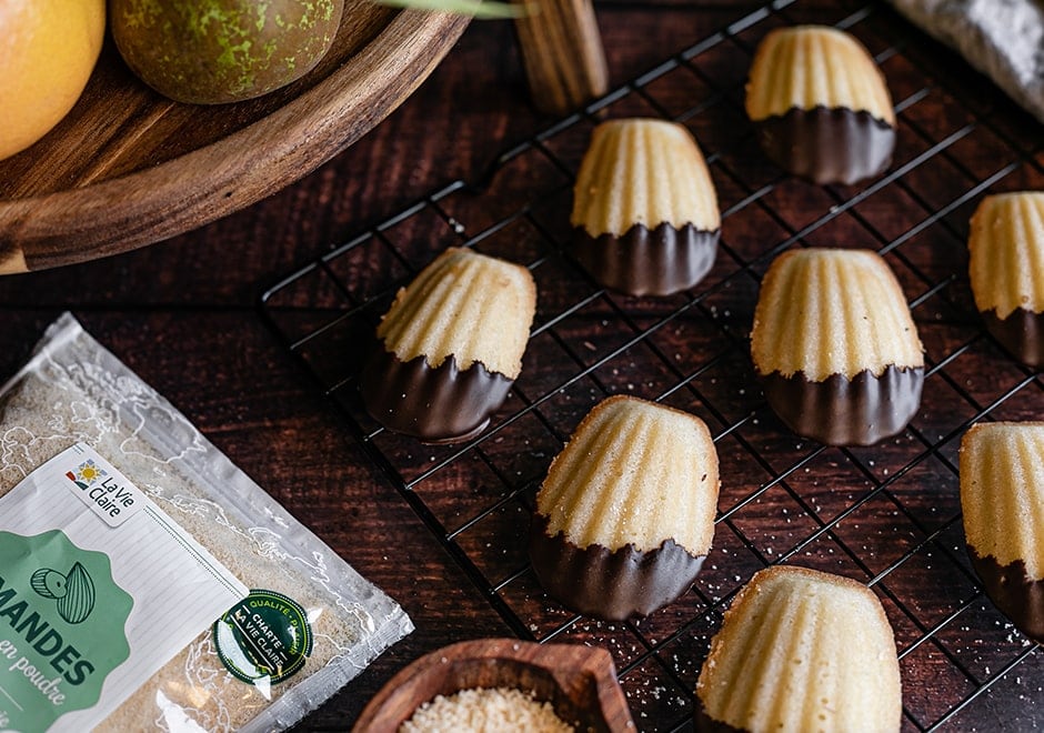 Madeleines Enrobees De Chocolat La Vie Claire