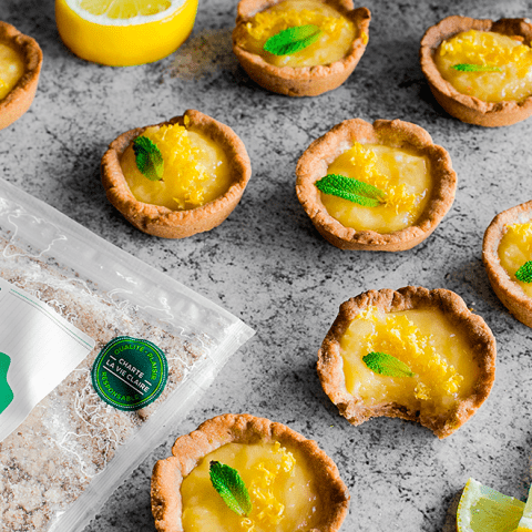 Tartelettes individuelles au citron et gingembre