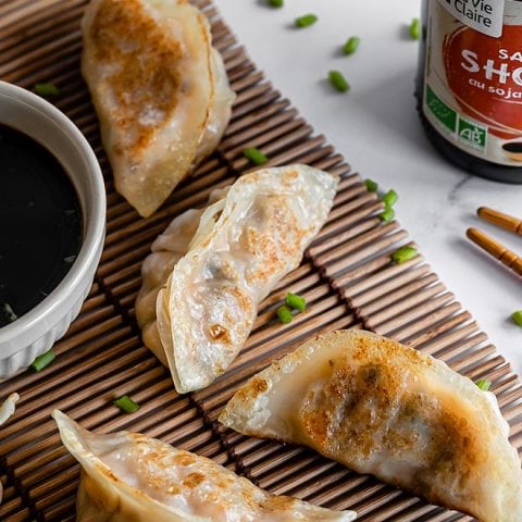 Gyozas aux légumes, sauce shoyu 1