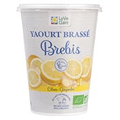 yaourt brassé brebis citron gingembre
