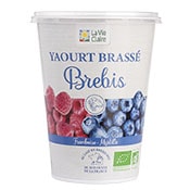yaourt brassé brebis framboise myrtille