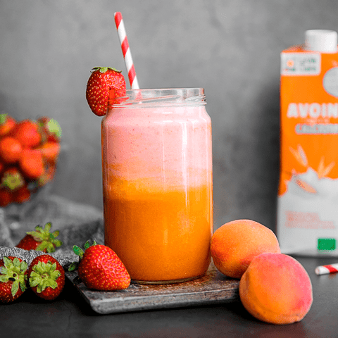 Smoothie fraise et abricot