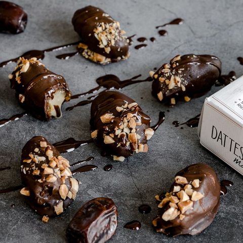 Bouchées aux dattes et au chocolat