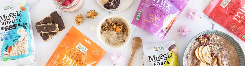 Muesli aux fruits sans sucres ajoutés, gamme Teneur Réduite