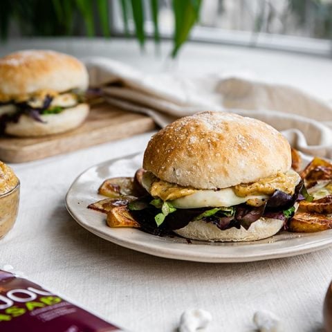 Burgers de crevettes au wasabi