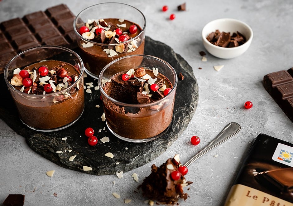 Mousse au chocolat vegan