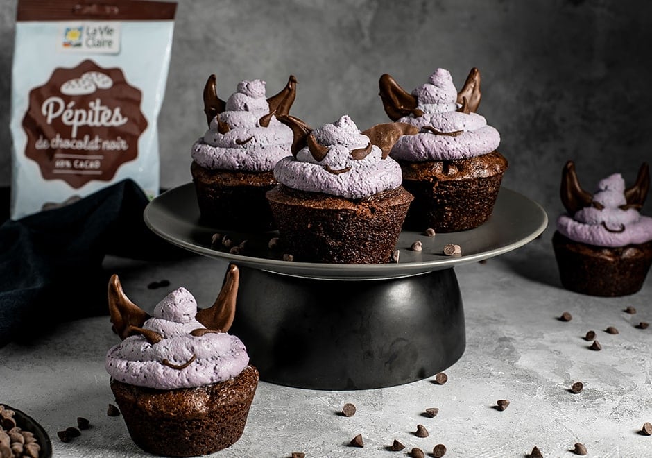 Muffins diable pour Halloween