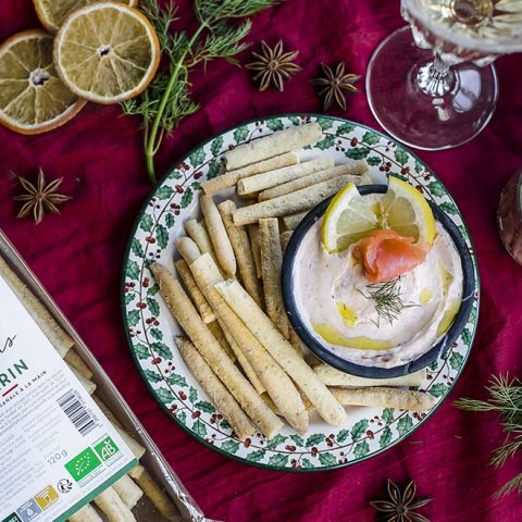 Dips de saumon fumé et fromage à tartiner 2