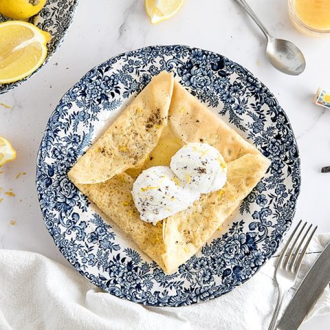 Crêpes à la crème de citron