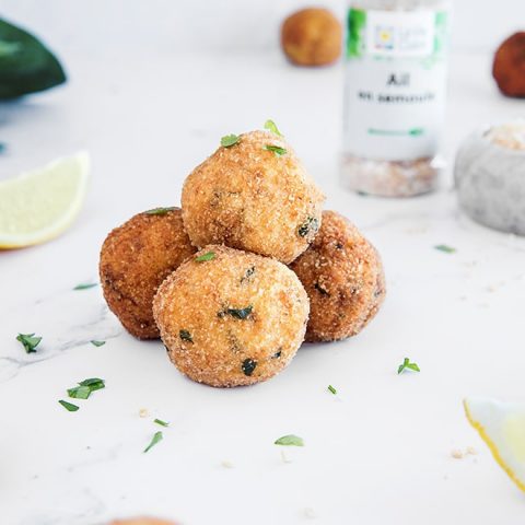 Croquettes de pommes de terre aux épinards et fromage