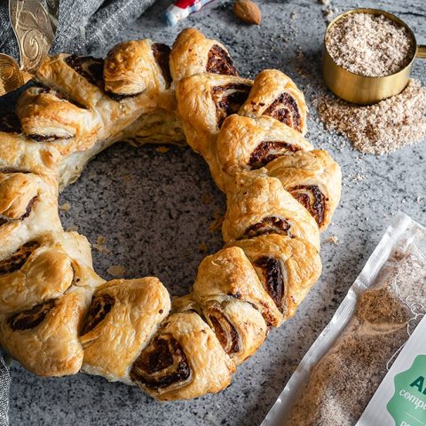 Galette des Rois torsadée à la poudre d’amandes