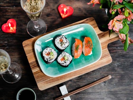 Recette Sushi au saumon