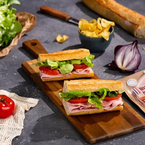 sandwich pique nique au jambon sans nitrites