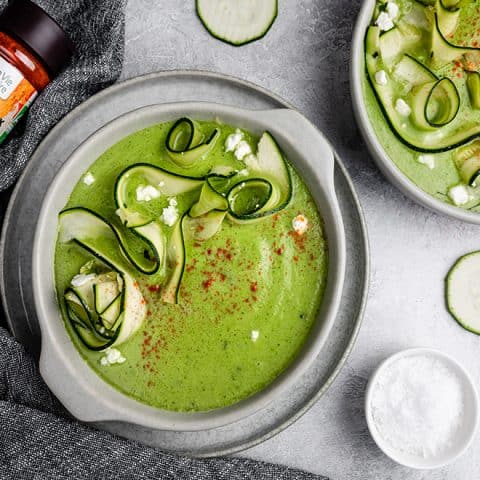 gazpacho de courgettes