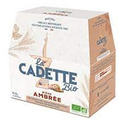 Bière ambrée Cadette