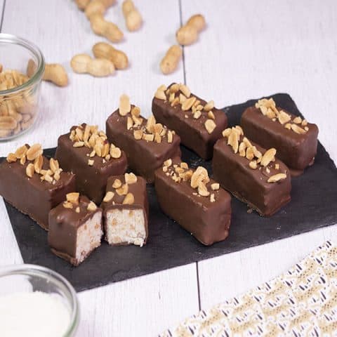 barre choco coco cacahuètes