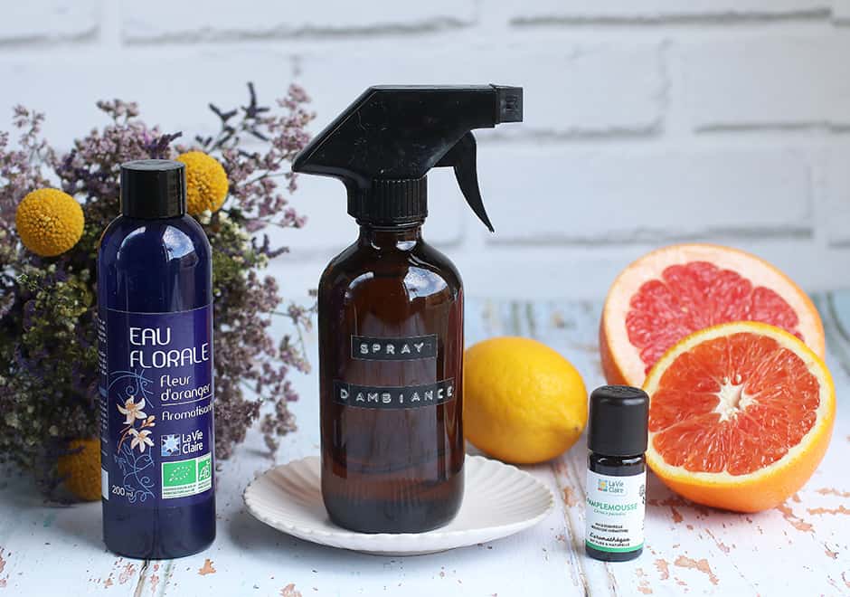 Faire Un Spray D'huile Essentielle Sans Alcool www.lavieclaire.com