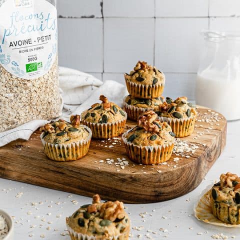 muffins aux chou kale