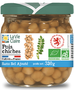 Pois chiches sans sel ajouté