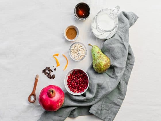 Pudding à la farine d'avoine avec toast au cacao 2