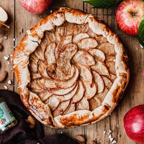 Tarte aux pommes caramélisées