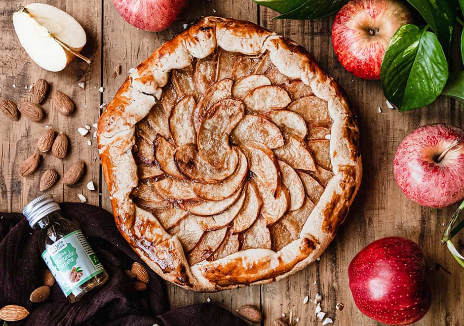 Tarte aux pommes caramélisées