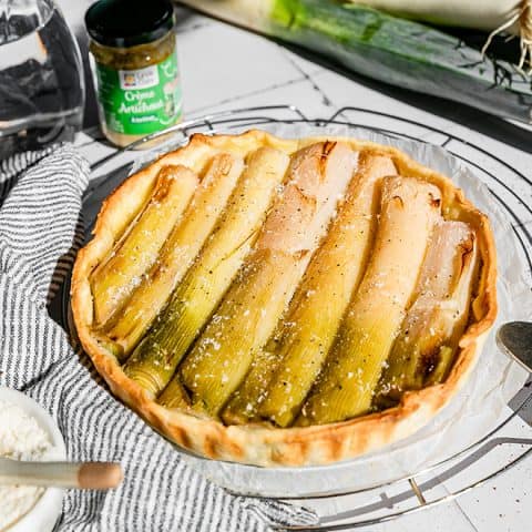 Tarte aux poireaux