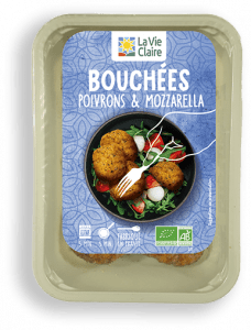 Bouchées poivrons et mozzarella