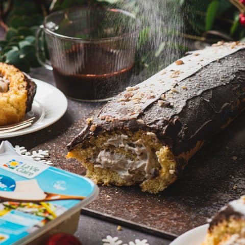 Bûche à la crème de marrons