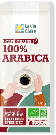 Café grains 100% arabica