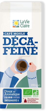 Café moulu décaféiné