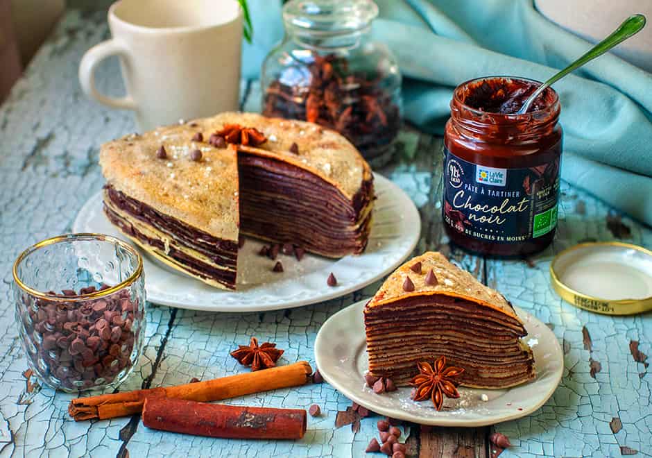 Mille crêpes au chocolat La Vie Claire