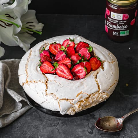 Pavlova aux fraises