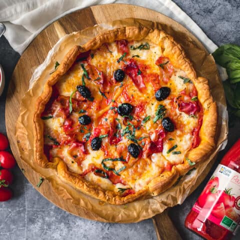 Tarte italienne façon pizza