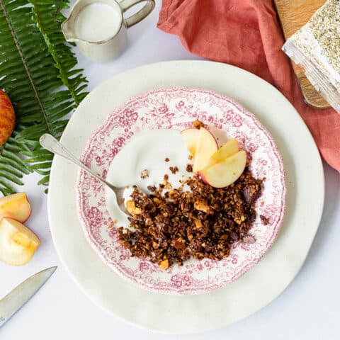 Granola fait maison au chocolat