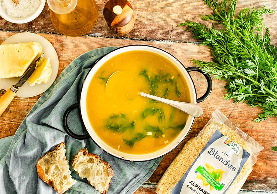 Bouillon de pâtes alphabets La Vie Claire