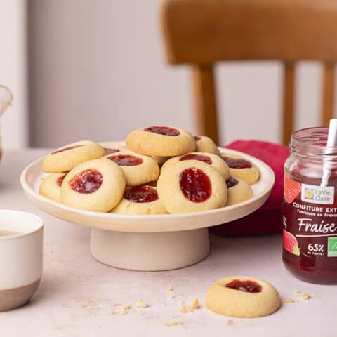 biscuits pouce à la fraise