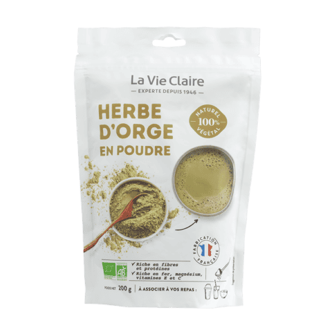 Herbe d'orge en poudre