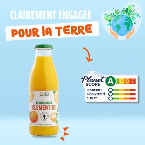 Planet Score pur jus de clémentine corse