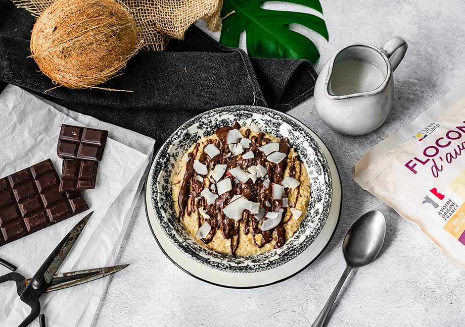 porridge choco coco